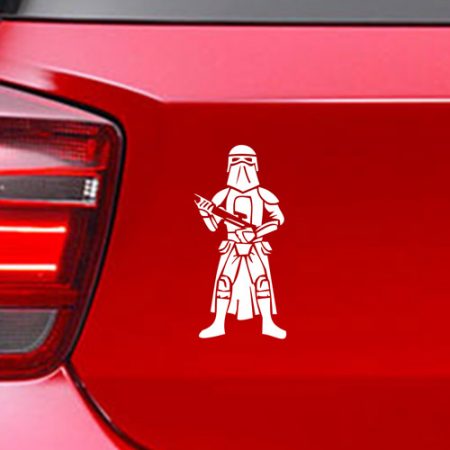 Фамилен стикер за кола Star Wars Snowtrooper