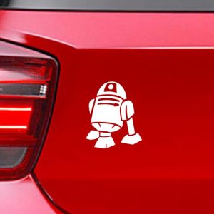 Фамилен стикер за кола Star Wars R2 D2