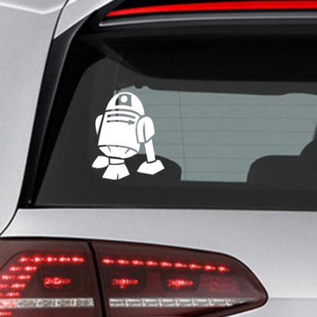Фамилен стикер за кола Star Wars R2 D2