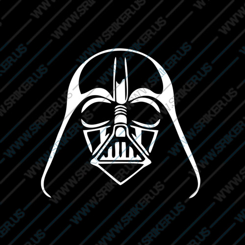Фамилен стикер за кола Star Wars Darth Vader