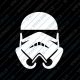 Фамилен стикер за кола Star Wars Trooper