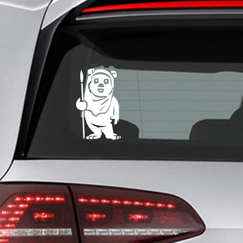 Фамилен стикер за кола Star Wars Ewok