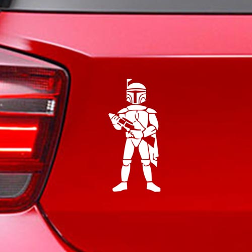 Фамилен стикер за кола Star Wars commander Cody
