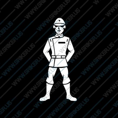 Фамилен стикер за кола Star Wars Imperial Officer